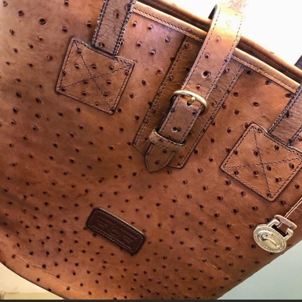 Dooney & Bourke Ostrich Bucket Tote